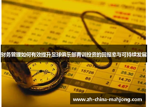 财务管理如何有效提升足球俱乐部青训投资的回报率与可持续发展